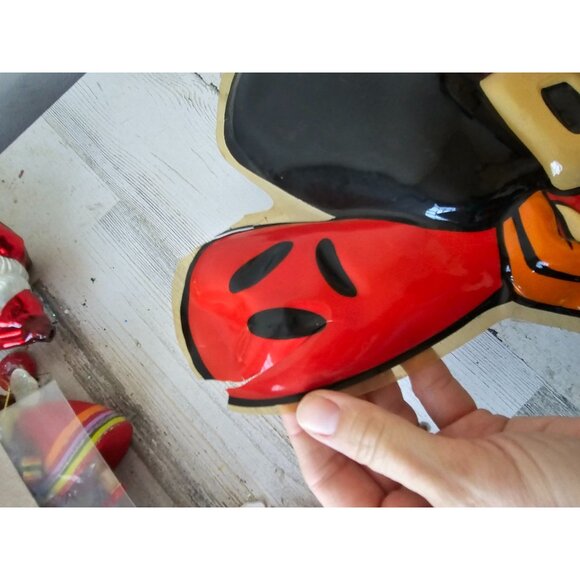 Vintage witch celluloid plastic Halloween hanging lawn window cauldron skulls ca - Picture 13 of 13